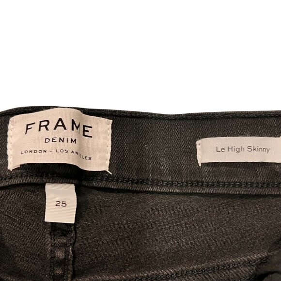 Frame Denim Le High Skinny Jeans, NWT,  Fletcher, 25 - Picture 4 of 9